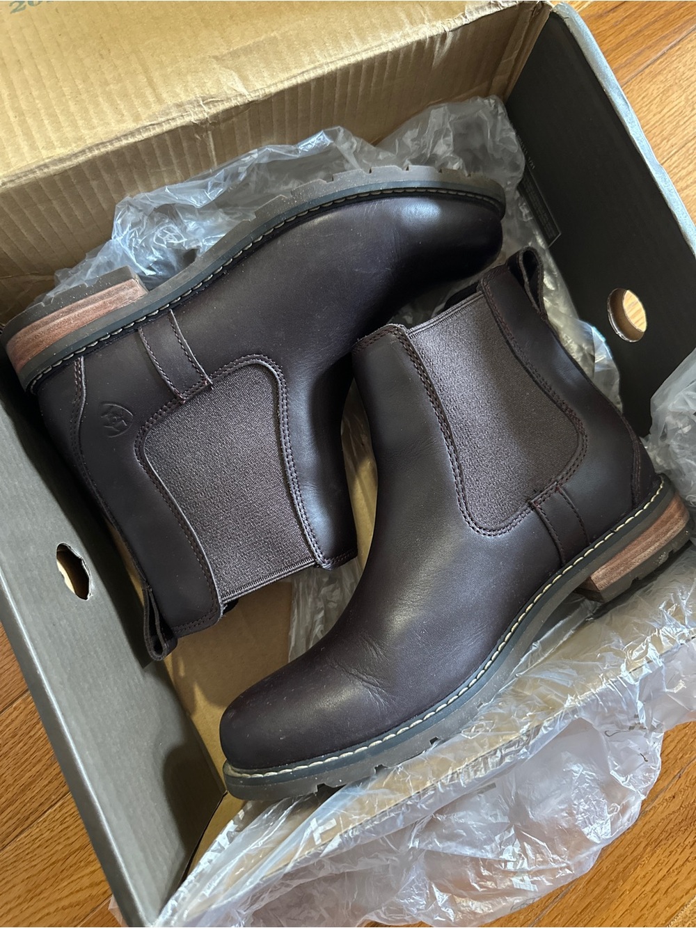 Ariat Wexford h2o waterproof boots cordovan - Picture 3 of 9